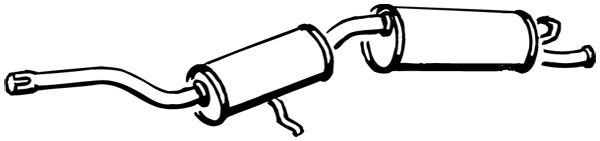 Silencieux arrière
