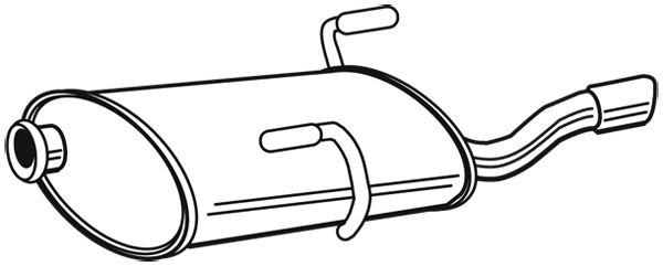 Silencieux arrière