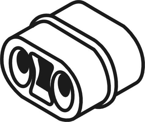 Bandes de caoutchouc, échappement
