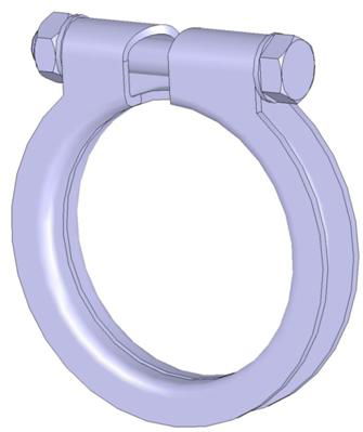 Pièce de serrage, échappement