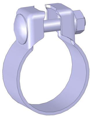 Pièce de serrage, échappement