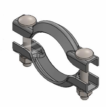 Pièce de serrage, échappement