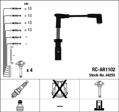 Kit de câbles d'allumage