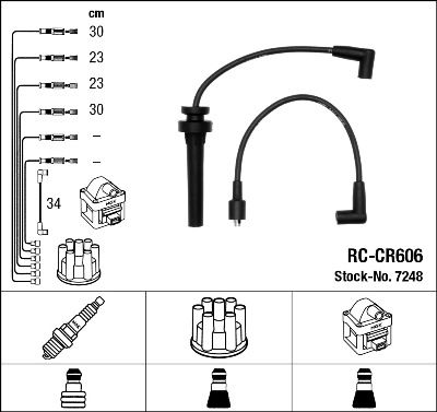 Kit de câbles d'allumage