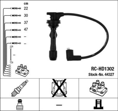 Kit de câbles d'allumage - RC-HD1302