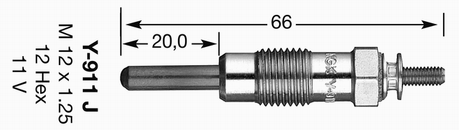 Bougie de préchauffage NGK 3617