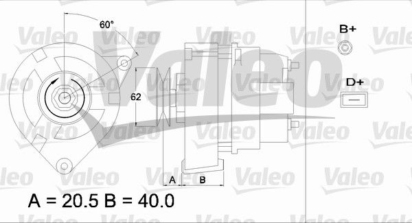 Alternateur VALEO RE-GEN REMANUFACTURED