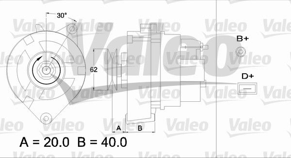 Alternateur VALEO RE-GEN REMANUFACTURED