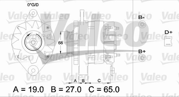 Alternateur VALEO RE-GEN REMANUFACTURED