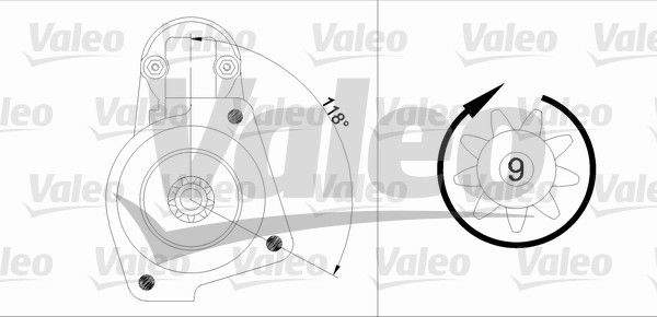 Démarreur VALEO RE-GEN REMANUFACTURED