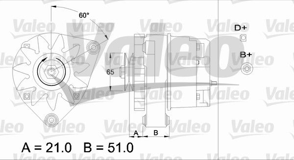 Alternateur VALEO RE-GEN REMANUFACTURED