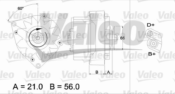 Alternateur VALEO RE-GEN REMANUFACTURED