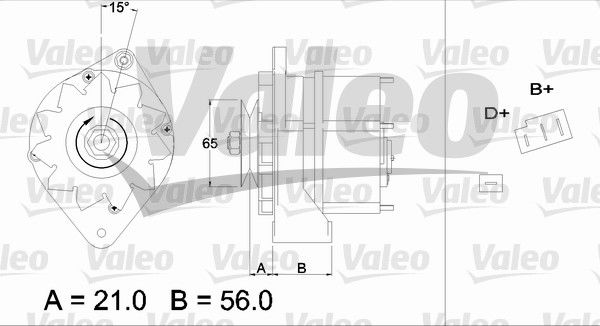 Alternateur VALEO RE-GEN REMANUFACTURED