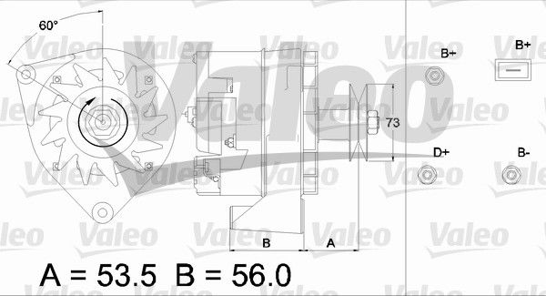 Alternateur VALEO RE-GEN REMANUFACTURED