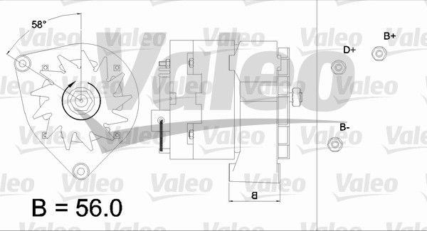 Alternateur VALEO RE-GEN REMANUFACTURED