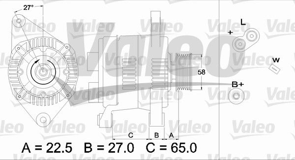 Alternateur VALEO RE-GEN REMANUFACTURED