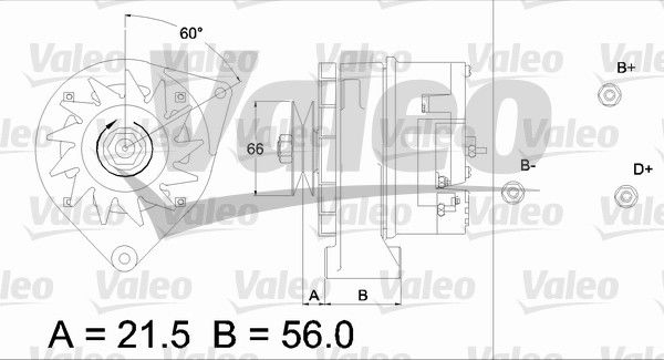 Alternateur VALEO RE-GEN REMANUFACTURED