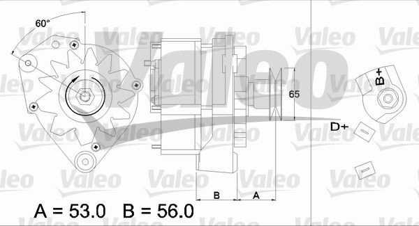 Alternateur VALEO RE-GEN REMANUFACTURED