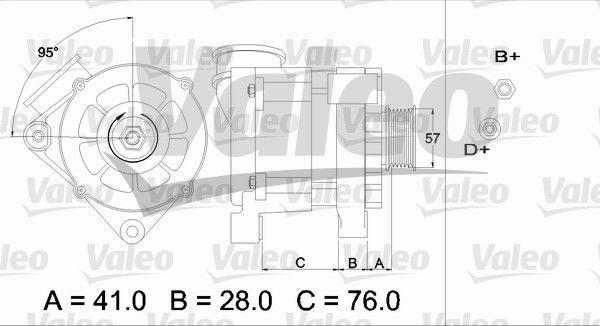 Alternateur VALEO RE-GEN REMANUFACTURED