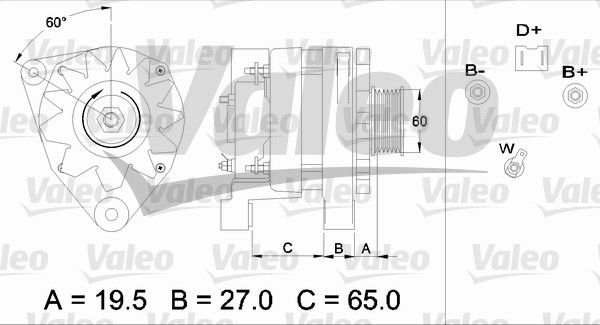 Alternateur VALEO RE-GEN REMANUFACTURED