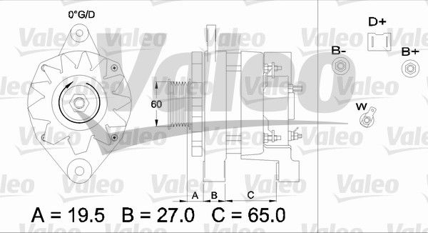 Alternateur VALEO RE-GEN REMANUFACTURED