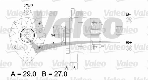 Alternateur VALEO RE-GEN REMANUFACTURED