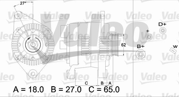 Alternateur VALEO RE-GEN REMANUFACTURED