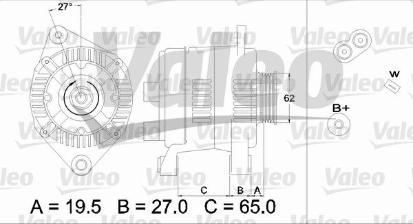 Alternateur VALEO RE-GEN REMANUFACTURED