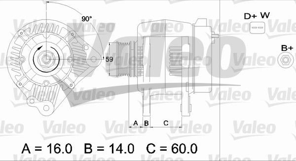 Alternateur VALEO RE-GEN REMANUFACTURED