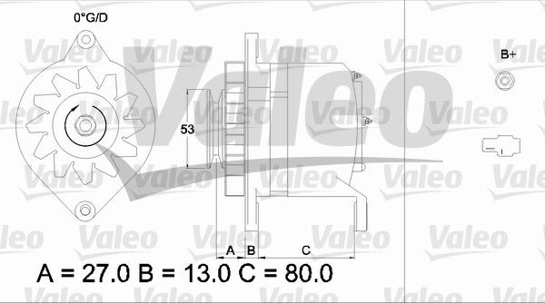 Alternateur VALEO RE-GEN REMANUFACTURED