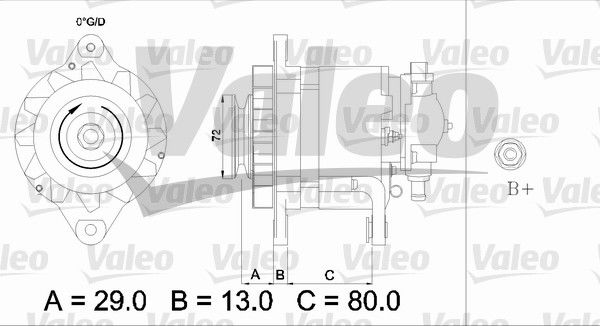 Alternateur VALEO RE-GEN REMANUFACTURED
