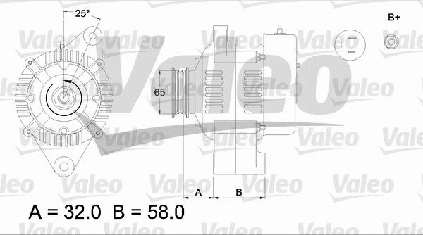 Alternateur VALEO RE-GEN REMANUFACTURED