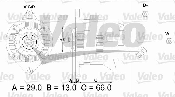 Alternateur VALEO RE-GEN REMANUFACTURED