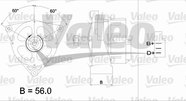 Alternateur VALEO RE-GEN REMANUFACTURED