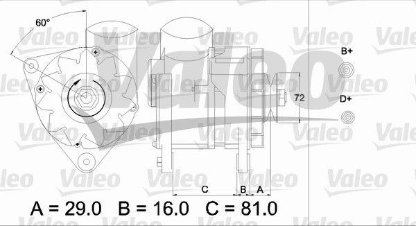 Alternateur VALEO RE-GEN REMANUFACTURED