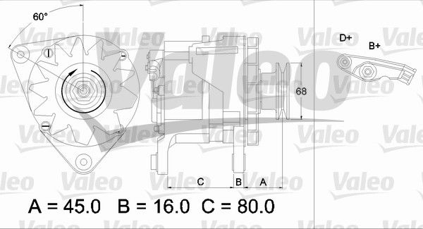 Alternateur VALEO RE-GEN REMANUFACTURED