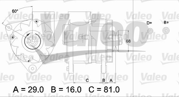 Alternateur VALEO RE-GEN REMANUFACTURED