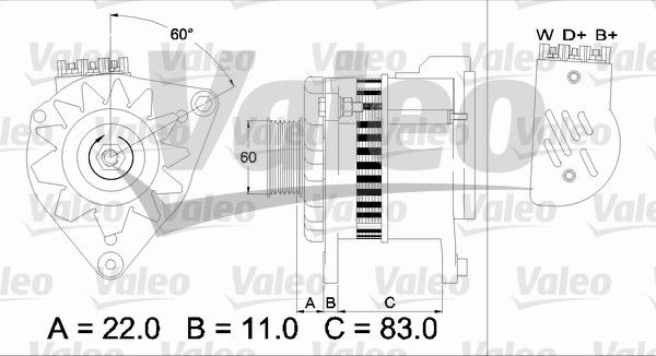 Alternateur VALEO RE-GEN REMANUFACTURED