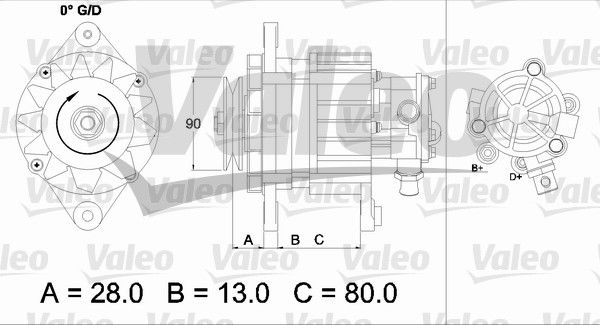 Alternateur REMANUFACTURED PREMIUM