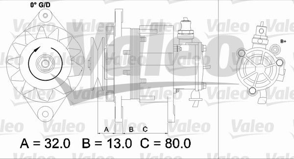 Alternateur VALEO RE-GEN REMANUFACTURED