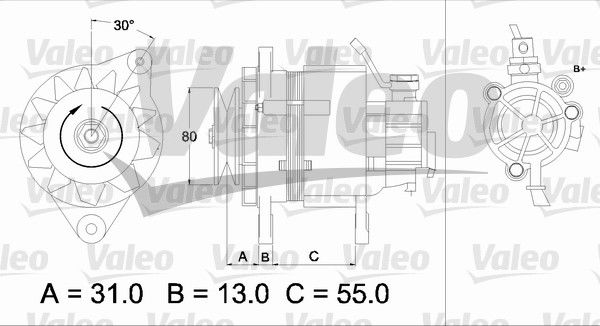 Alternateur VALEO RE-GEN REMANUFACTURED