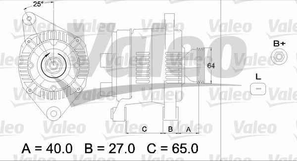 Alternateur VALEO RE-GEN REMANUFACTURED