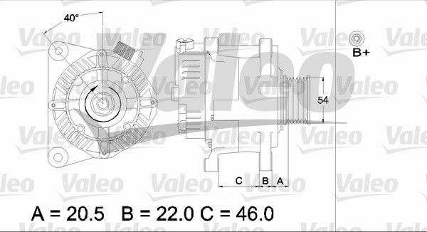 Alternateur VALEO RE-GEN REMANUFACTURED