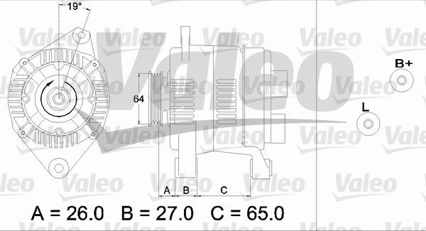 Alternateur VALEO RE-GEN REMANUFACTURED