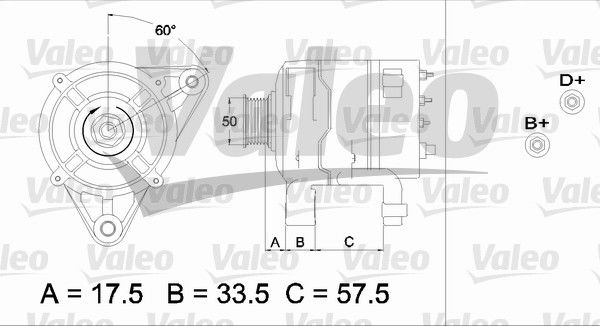 Alternateur VALEO RE-GEN REMANUFACTURED