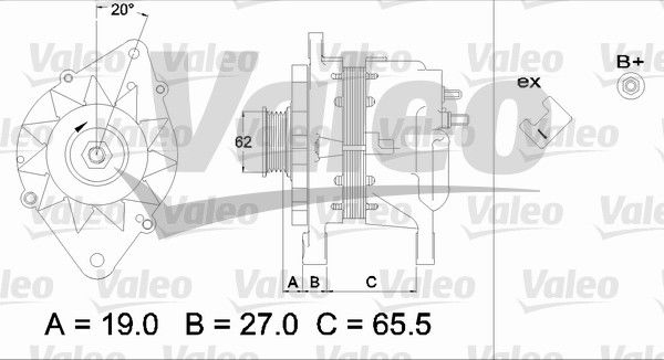 Alternateur VALEO RE-GEN REMANUFACTURED