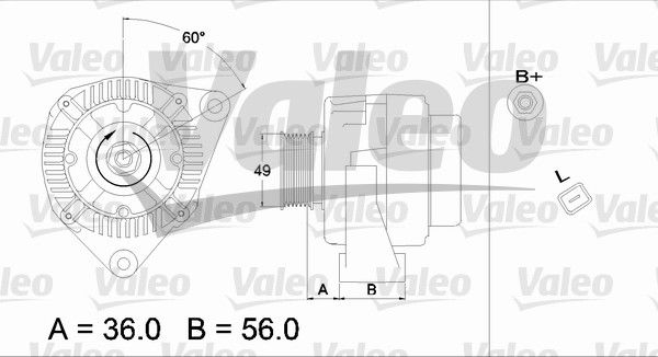 Alternateur VALEO RE-GEN REMANUFACTURED