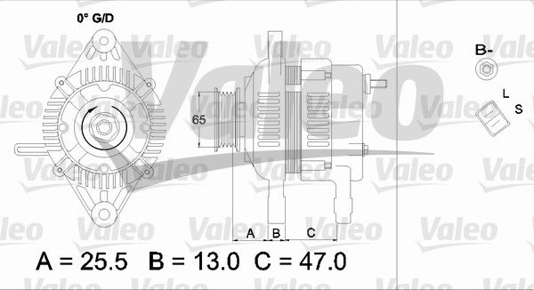 Alternateur VALEO RE-GEN REMANUFACTURED