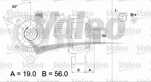 Alternateur VALEO RE-GEN REMANUFACTURED