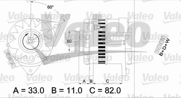 Alternateur VALEO RE-GEN REMANUFACTURED